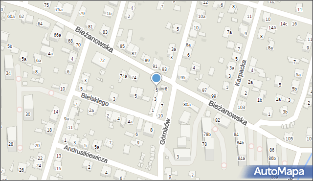 Kraków, Plac 650-lecia Prokocimia, 5, mapa Krakowa