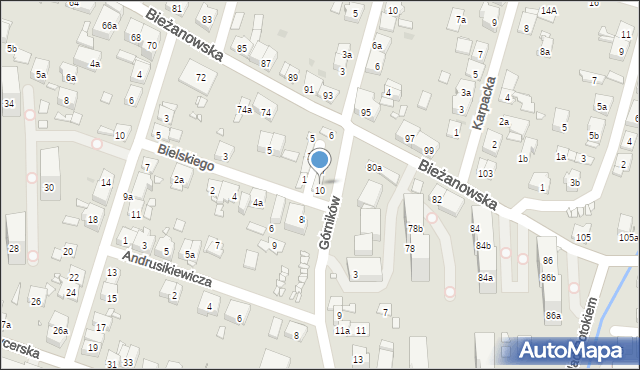 Kraków, Plac 650-lecia Prokocimia, 9, mapa Krakowa