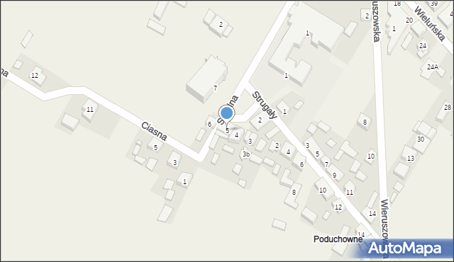 Kraszewice, Plac Wolności, 5, mapa Kraszewice