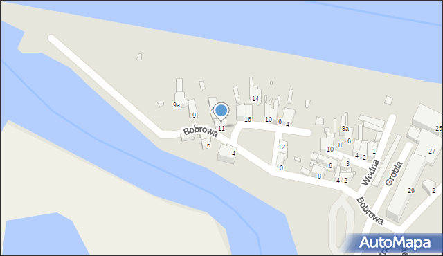 Krosno Odrzańskie, Plac Prusa, 11, mapa Krosno Odrzańskie
