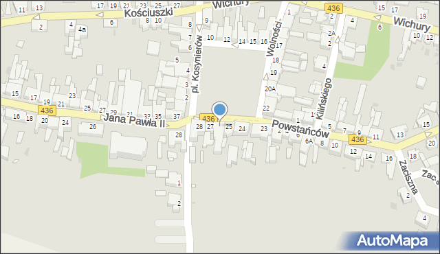 Książ Wielkopolski, Plac Kosynierów, 26, mapa Książ Wielkopolski