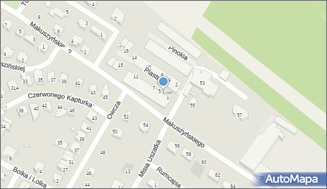 Kwidzyn, Plastusia, 3, mapa Kwidzyn