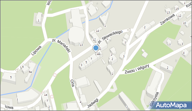 Lądek-Zdrój, Plac Mariański, 9, mapa Lądek-Zdrój