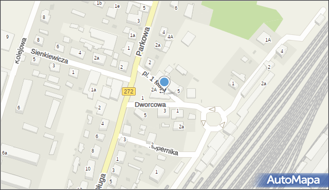 Laskowice, Plac 1 Maja, 2E, mapa Laskowice