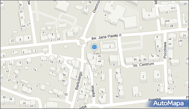 Łaziska Górne, Plac Ratuszowy, 3a, mapa Łaziska Górne