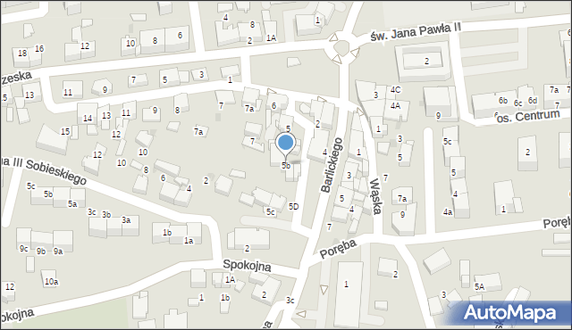 Łaziska Górne, Plac Ratuszowy, 5b, mapa Łaziska Górne