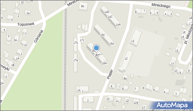 Lębork, Plater Emilii, 16C, mapa Lębork