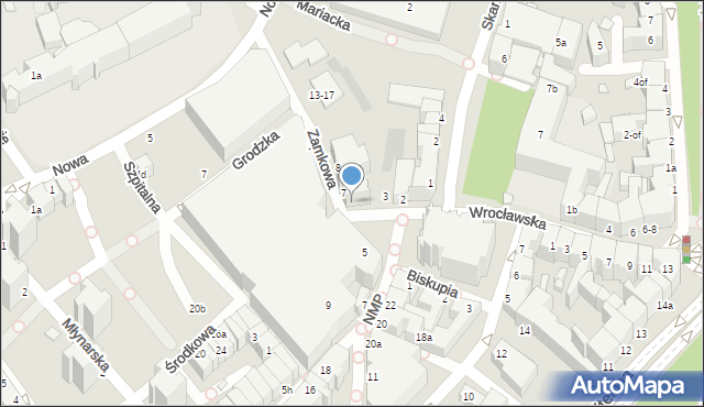 Legnica, Plac Mariacki, 5-6, mapa Legnicy