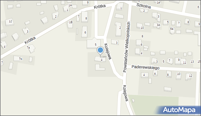 Lewków, Plac Floriana, 4, mapa Lewków
