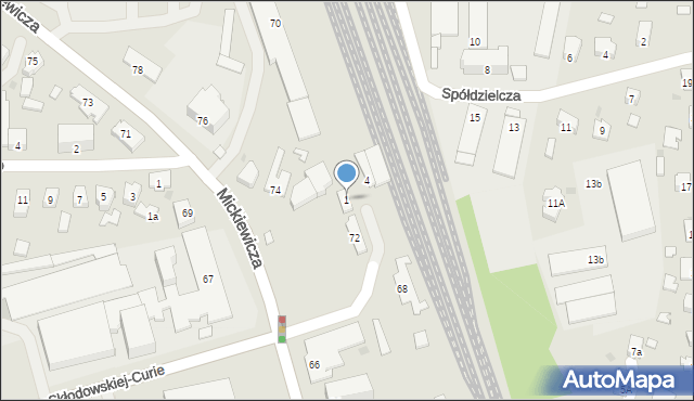 Leżajsk, Plac Dworcowy, 1, mapa Leżajsk
