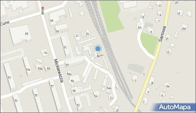 Leżajsk, Plac Dworcowy, 2a, mapa Leżajsk