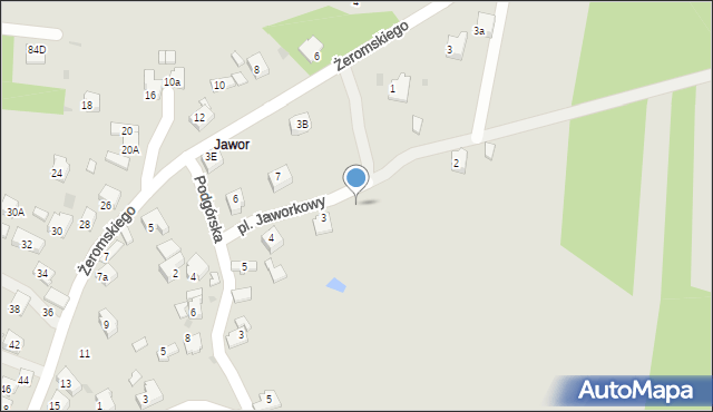 Libiąż, Plac Jaworkowy, 2e, mapa Libiąż