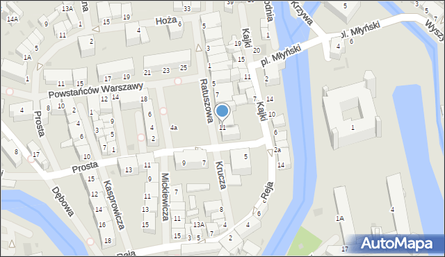 Lidzbark Warmiński, Plac Wolności, 11, mapa Lidzbark Warmiński