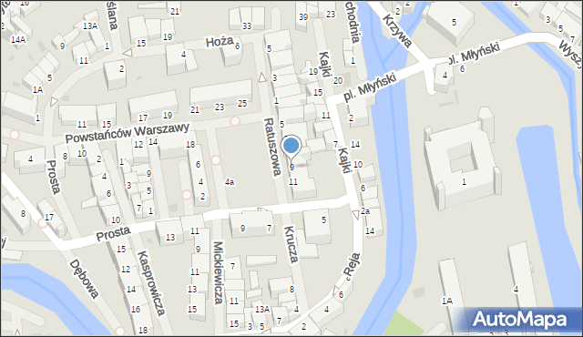 Lidzbark Warmiński, Plac Wolności, 9, mapa Lidzbark Warmiński