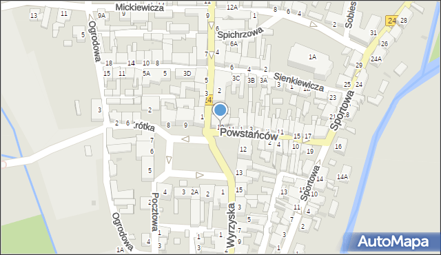 Łobżenica, Plac Wolności, 10, mapa Łobżenica