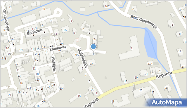 Lubawa, Plac Zamkowy, 8, mapa Lubawa
