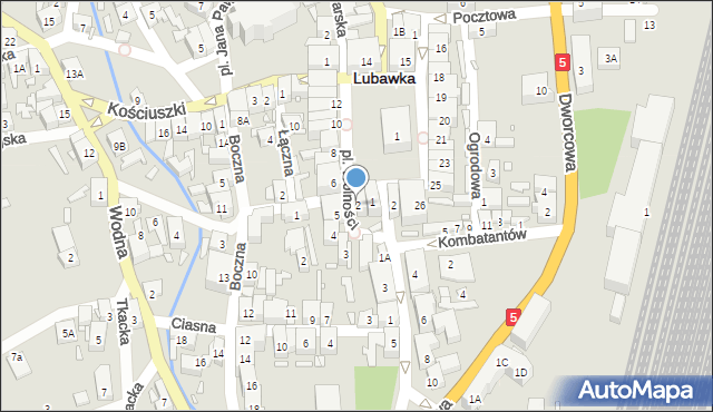 Lubawka, Plac Wolności, 2, mapa Lubawka