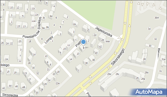 Lublin, Plater Emilii, 6, mapa Lublina