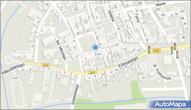 Lubliniec, Plac Mańki Konrada, 2, mapa Lubliniec