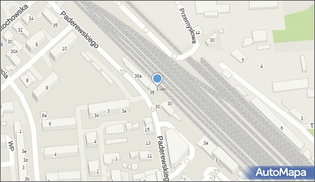 Lubliniec, Plac Niepodległości, 36, mapa Lubliniec