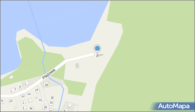 Lubowidz, Plażowa, 20, mapa Lubowidz