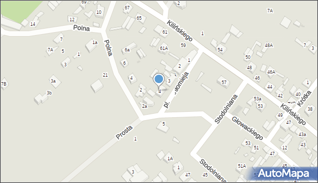 Lutomiersk, Plac Bartłomieja, 4, mapa Lutomiersk