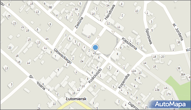 Lutomiersk, Plac Jana Pawła II, 5, mapa Lutomiersk