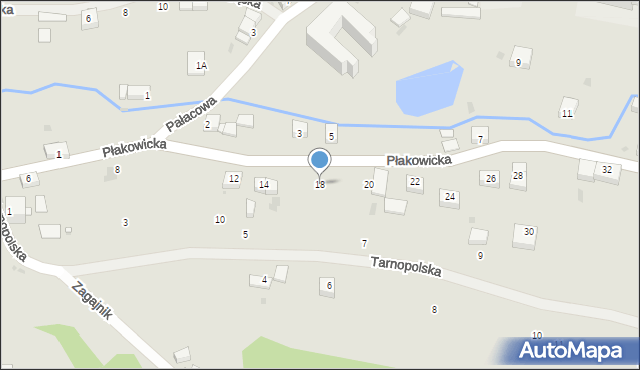 Lwówek Śląski, Płakowicka, 18, mapa Lwówek Śląski