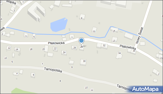 Lwówek Śląski, Płakowicka, 28, mapa Lwówek Śląski