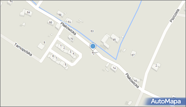 Lwówek Śląski, Płakowicka, 72, mapa Lwówek Śląski