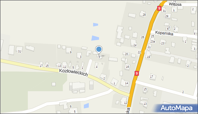 Majdan Królewski, Plac Konfederatów Barskich, 3, mapa Majdan Królewski