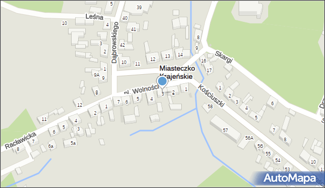 Miasteczko Krajeńskie, Plac Wolności, 3, mapa Miasteczko Krajeńskie
