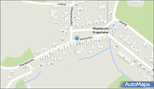 Miasteczko Krajeńskie, Plac Wolności, 6, mapa Miasteczko Krajeńskie