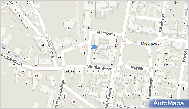 Miechów, Plac Kościuszki Tadeusza, gen., 3B, mapa Miechów