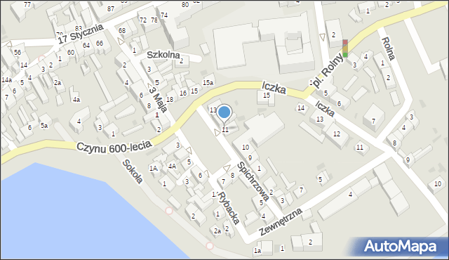 Międzychód, Plac Kościuszki Tadeusza, gen., 11, mapa Międzychód