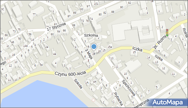 Międzychód, Plac Kościuszki Tadeusza, gen., 18, mapa Międzychód