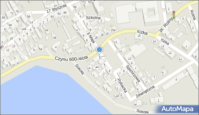 Międzychód, Plac Kościuszki Tadeusza, gen., 3, mapa Międzychód