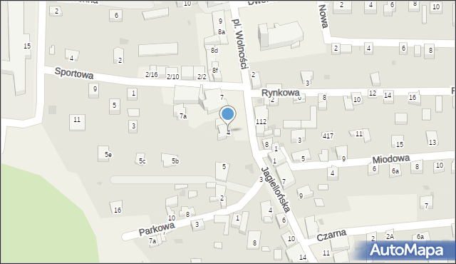 Milówka, Plac Wolności, 4, mapa Milówka