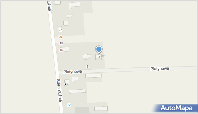Mochle, Platynowa, 3, mapa Mochle