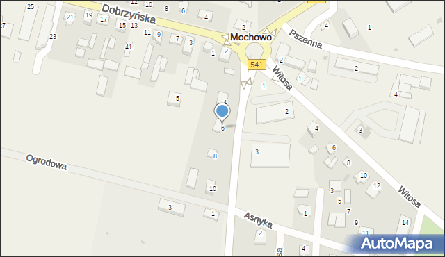 Mochowo, Płocka, 6, mapa Mochowo