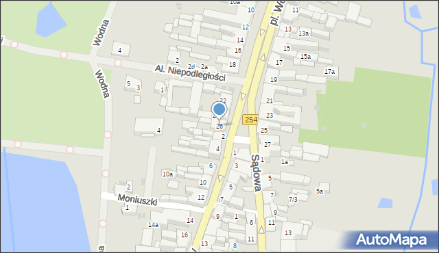 Mogilno, Plac Wolności, 26, mapa Mogilno