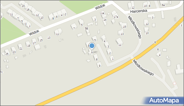 Mrągowo, Plac Prusa Bolesława, 7, mapa Mrągowo