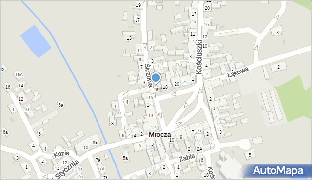 Mrocza, Plac 1 Maja, 16, mapa Mrocza