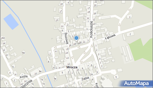 Mrocza, Plac 1 Maja, 19, mapa Mrocza
