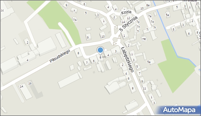 Mrocza, Plac Wolności, 5, mapa Mrocza
