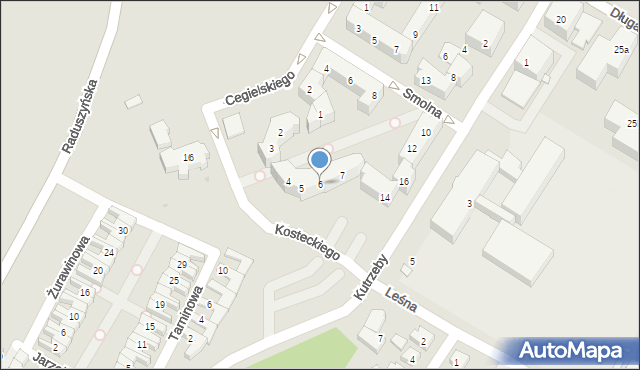 Murowana Goślina, Plac Kasztanowy, 6, mapa Murowana Goślina