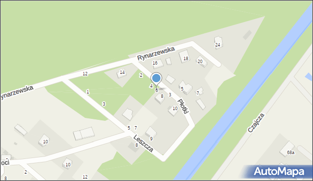 Murowaniec, Płotki, 6, mapa Murowaniec