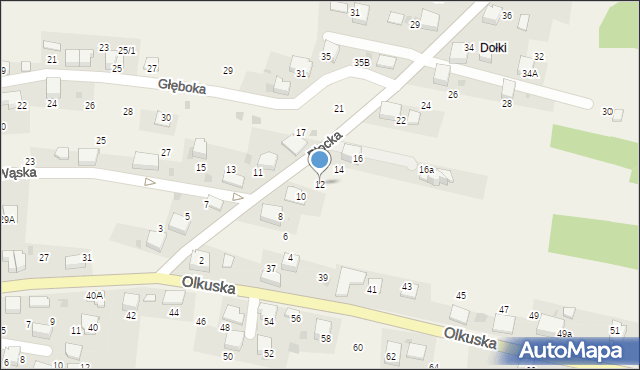 Myślachowice, Płocka, 12, mapa Myślachowice