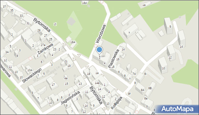 Mysłowice, Plac Mieroszewskich, 2, mapa Mysłowice