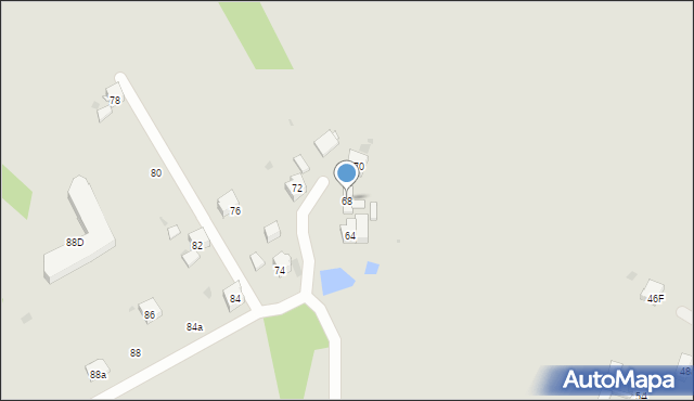 Mysłowice, Plebiscytowa, 68, mapa Mysłowice